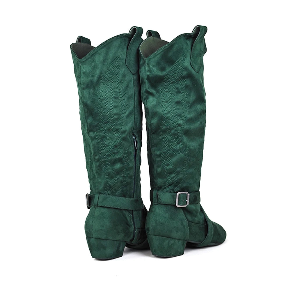 Selma | Low Heel Western Boots