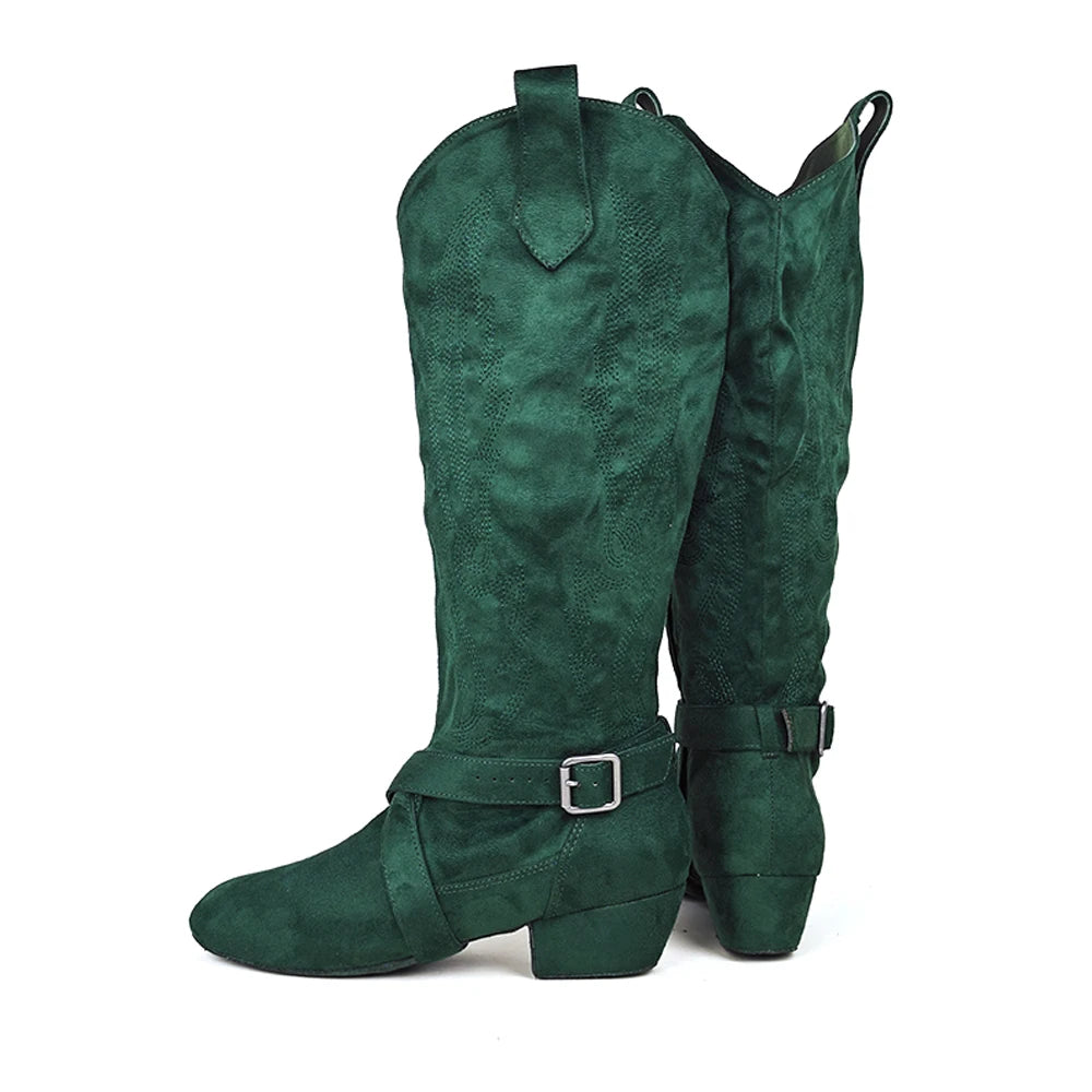 Selma | Low Heel Western Boots