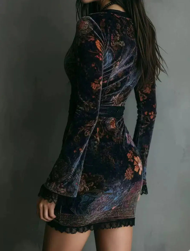 Violet | Floral Mini Dress