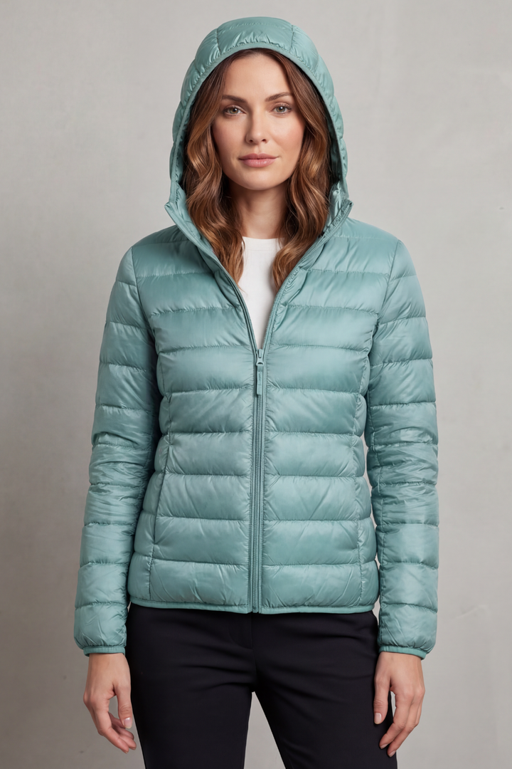 Brooke | Ultra light Packable Hooded Puffer Jacket