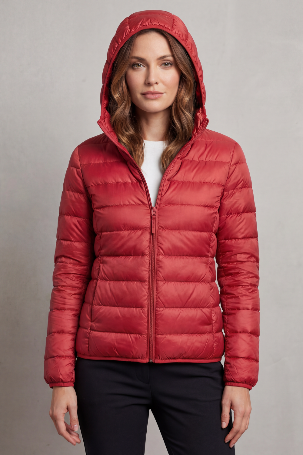Brooke | Ultra light Packable Hooded Puffer Jacket