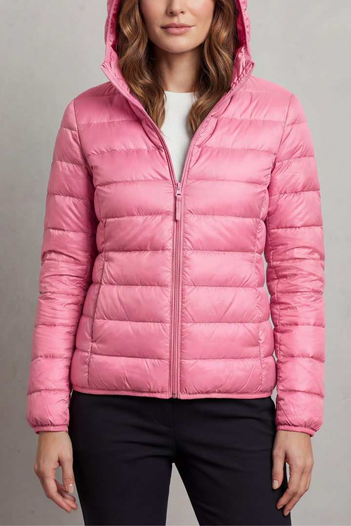 Brooke | Ultra light Packable Hooded Puffer Jacket