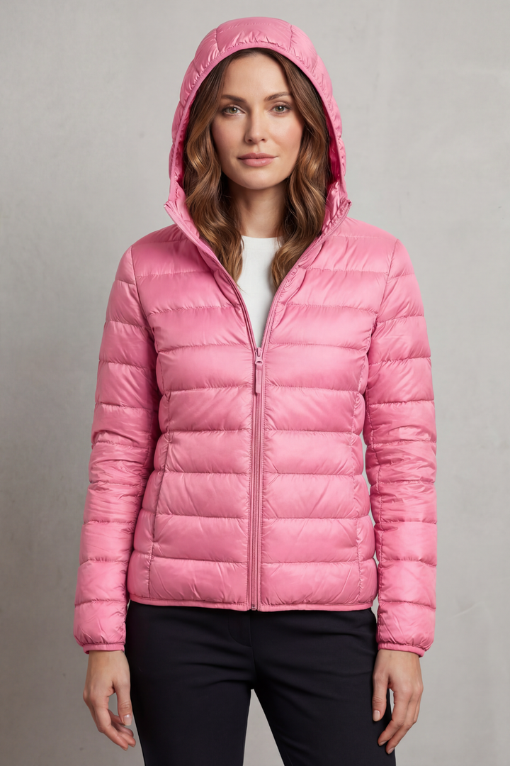 Brooke | Ultra light Packable Hooded Puffer Jacket