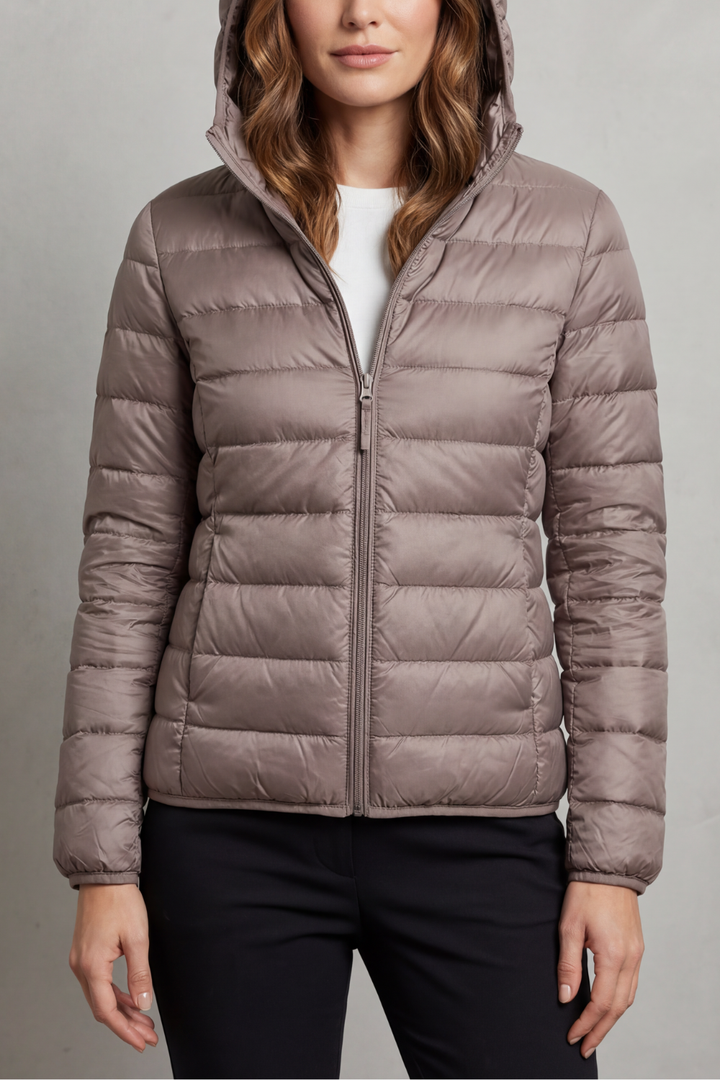 Brooke | Ultra light Packable Hooded Puffer Jacket