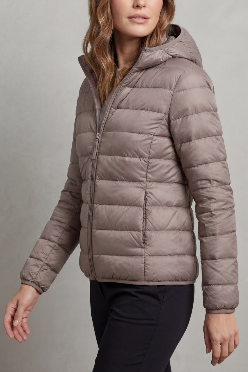 Brooke | Ultra light Packable Hooded Puffer Jacket