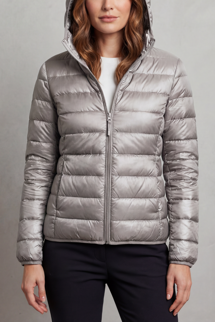 Brooke | Ultra light Packable Hooded Puffer Jacket