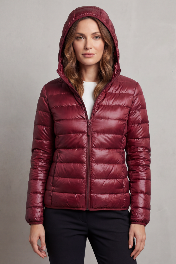 Brooke | Ultra light Packable Hooded Puffer Jacket