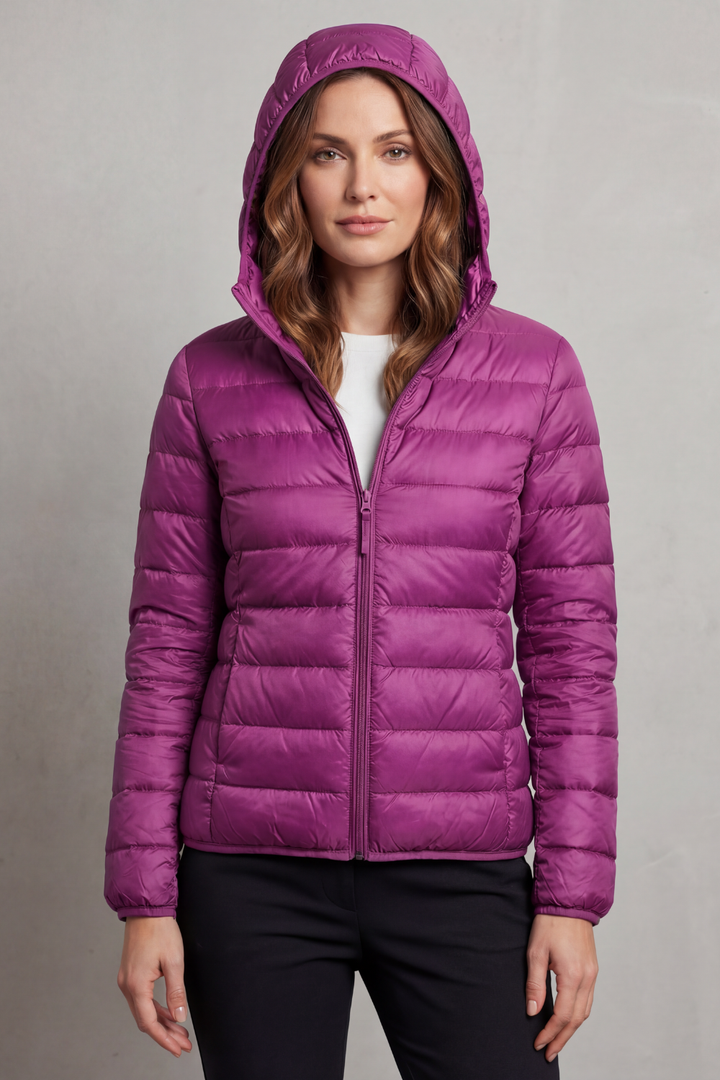 Brooke | Ultra light Packable Hooded Puffer Jacket