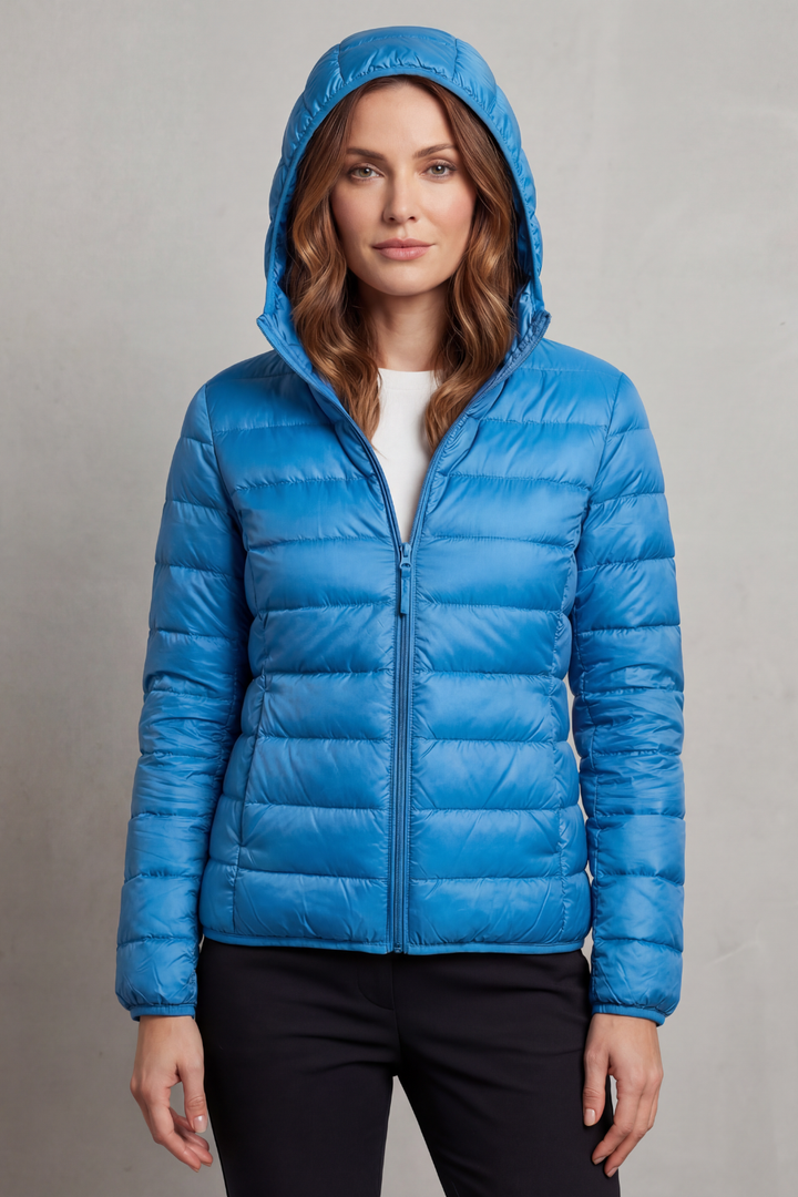 Brooke | Ultra light Packable Hooded Puffer Jacket