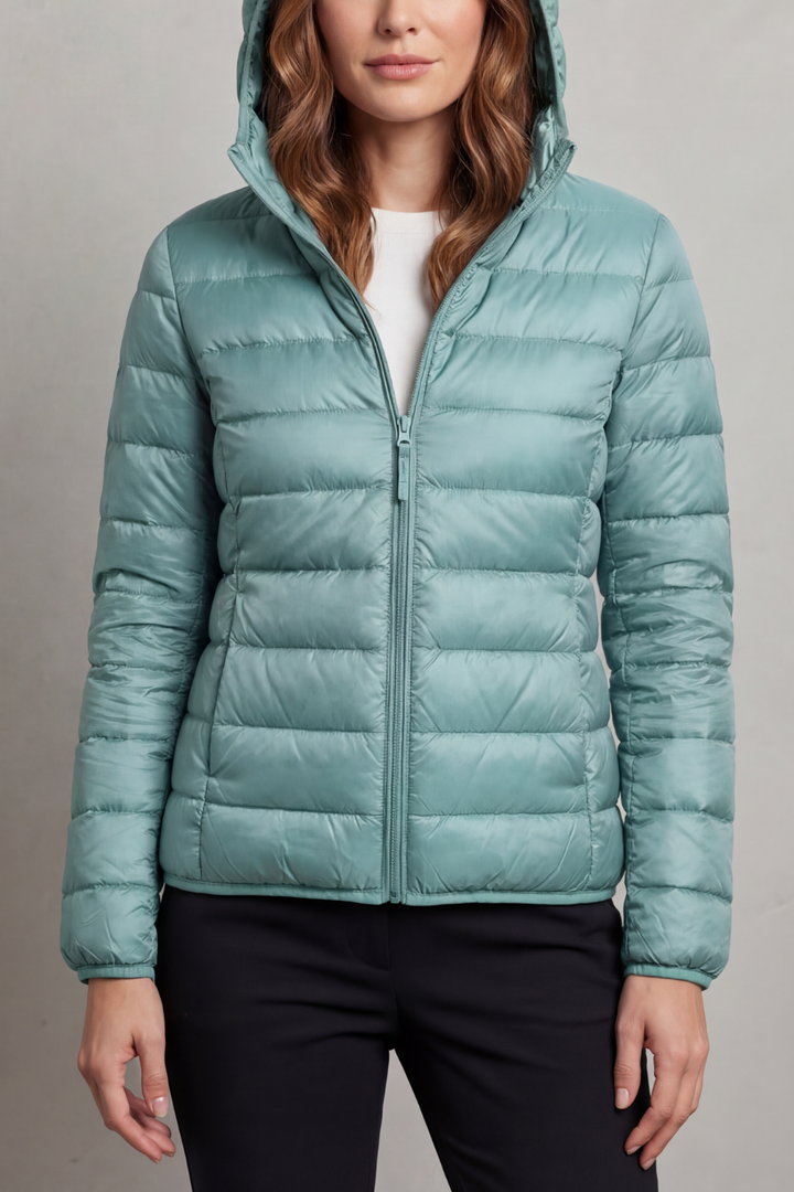 Brooke | Ultra light Packable Hooded Puffer Jacket