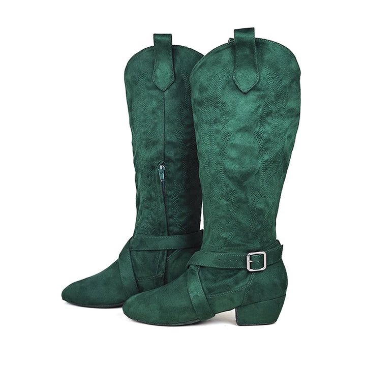 Selma | Low Heel Western Boots