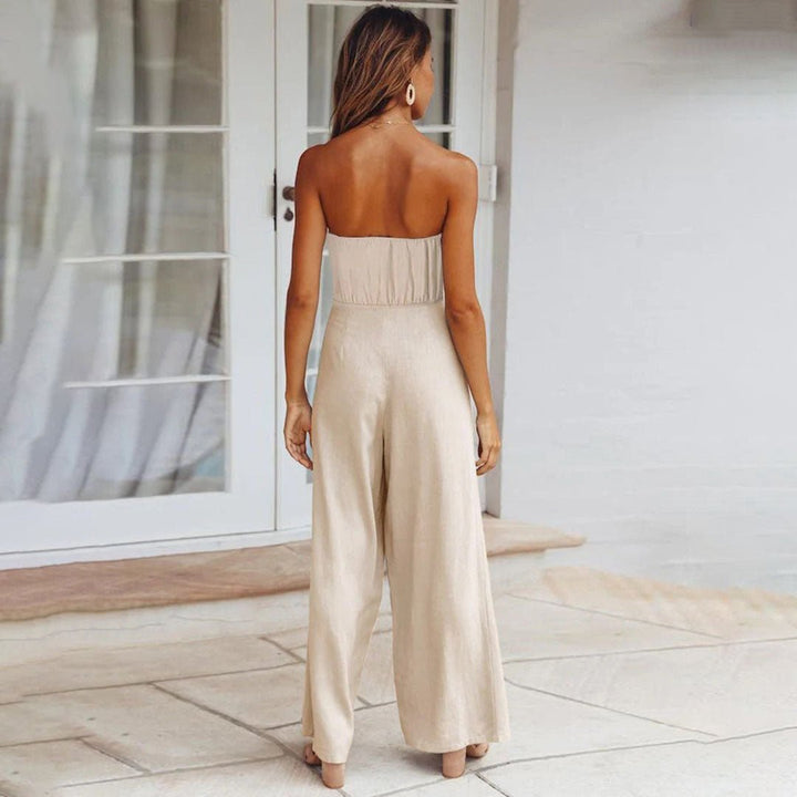 Saylor – Sleeveless Wide-Leg Jumpsuit