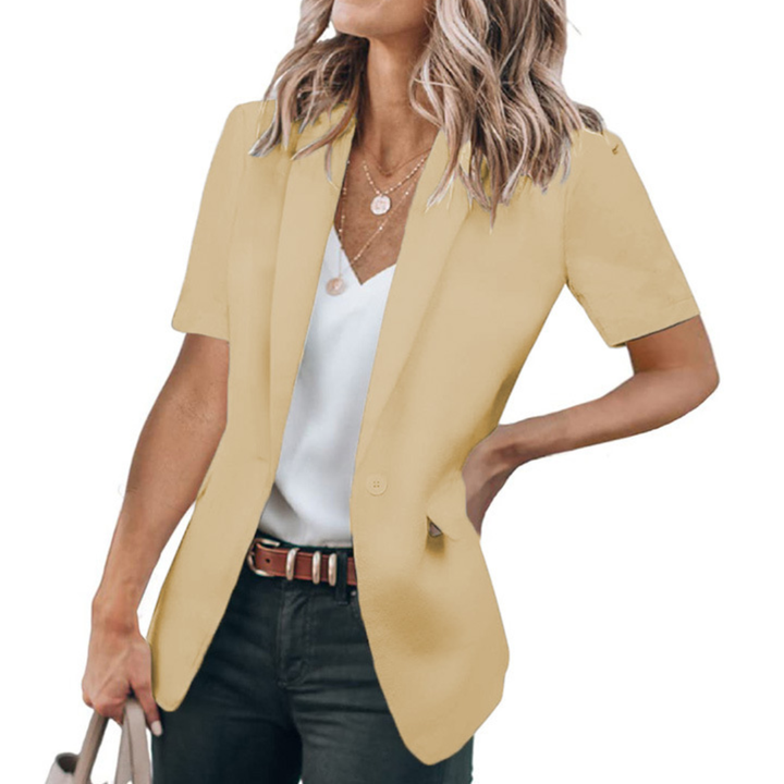 Lisanne | Polished Short-Sleeve Blazer
