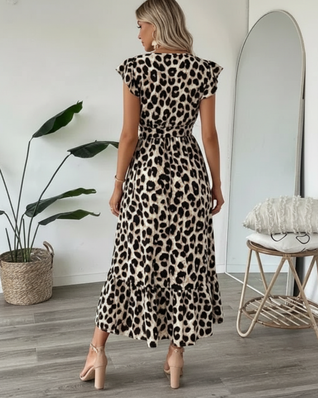Judie™ Leopard Midi Dress
