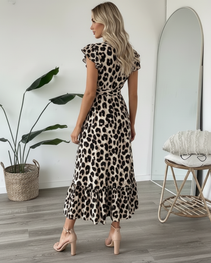 Judie™ Leopard Midi Dress
