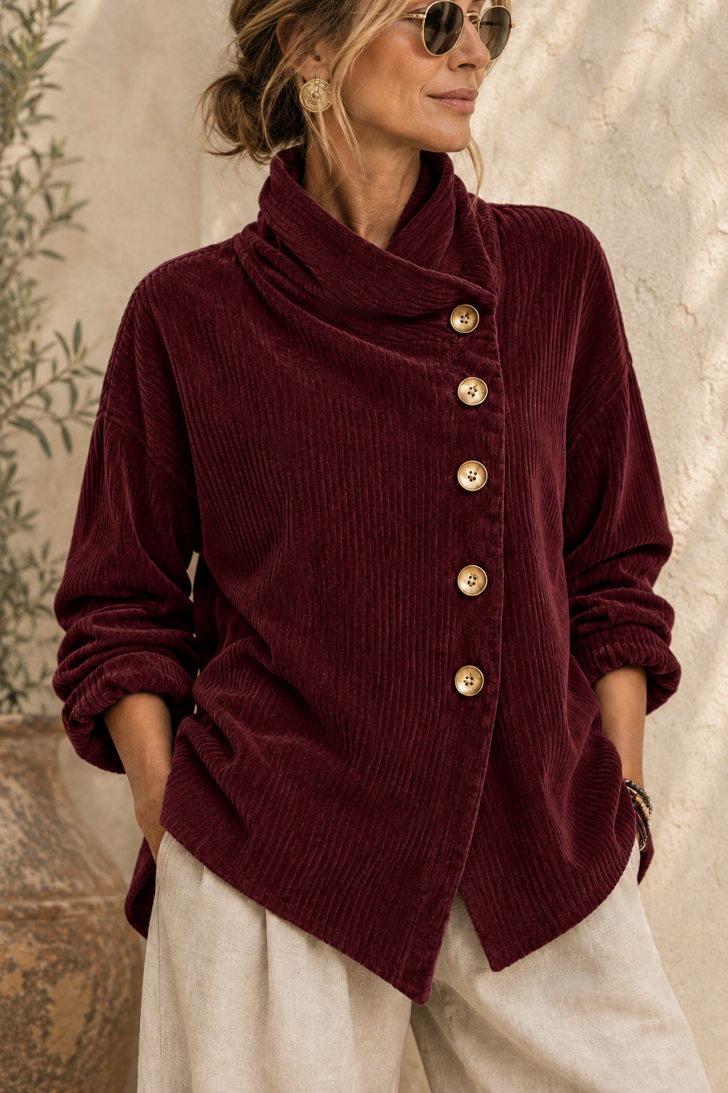 April | Button-Up Cardigan