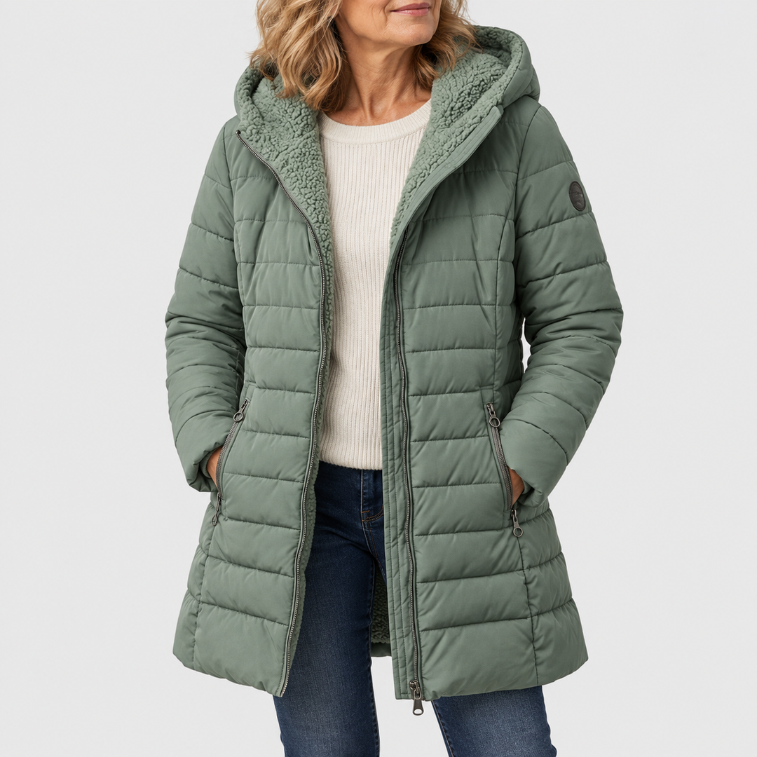 Benita | Hooded Quilted Puffer Coat