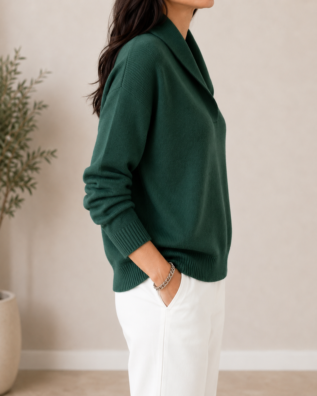 Marlene - Shawl Collar Sweater