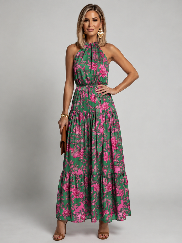 Rowen™ Draped Halter Midi Dress