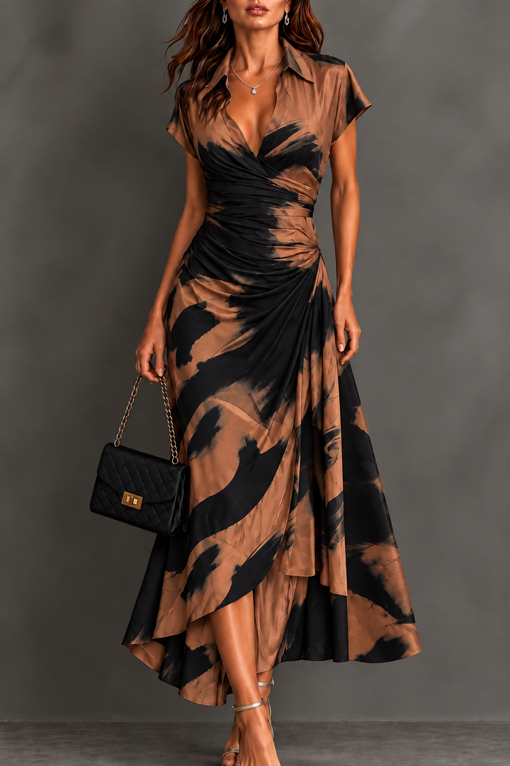 AMELIA | PRINTED WRAP DRESS