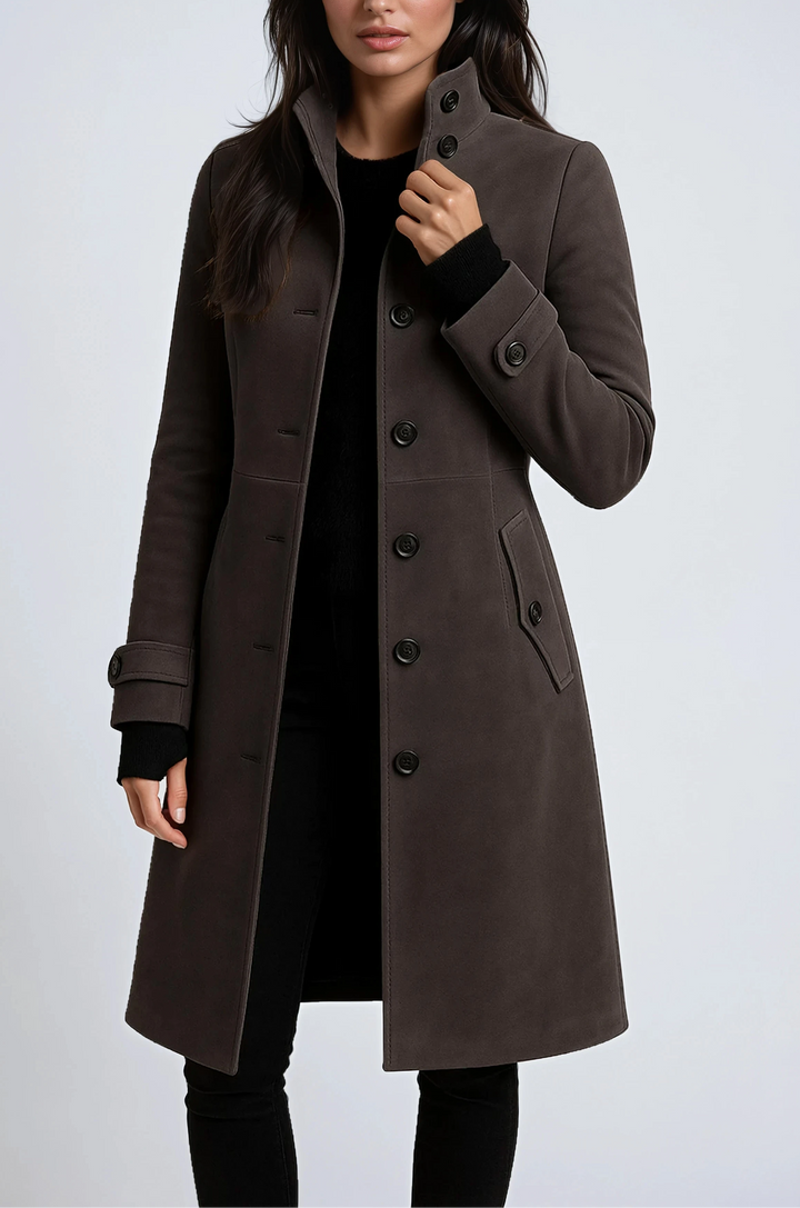 Etta | High Collar Trench Coat