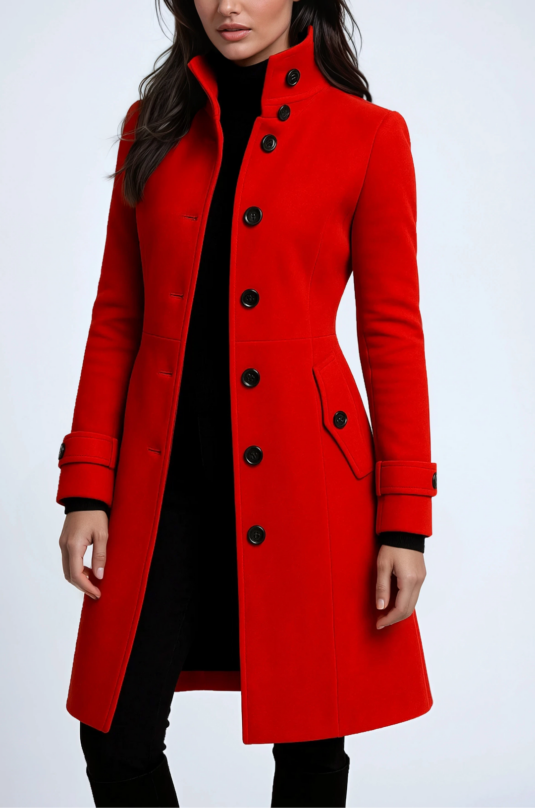 Etta | High Collar Trench Coat