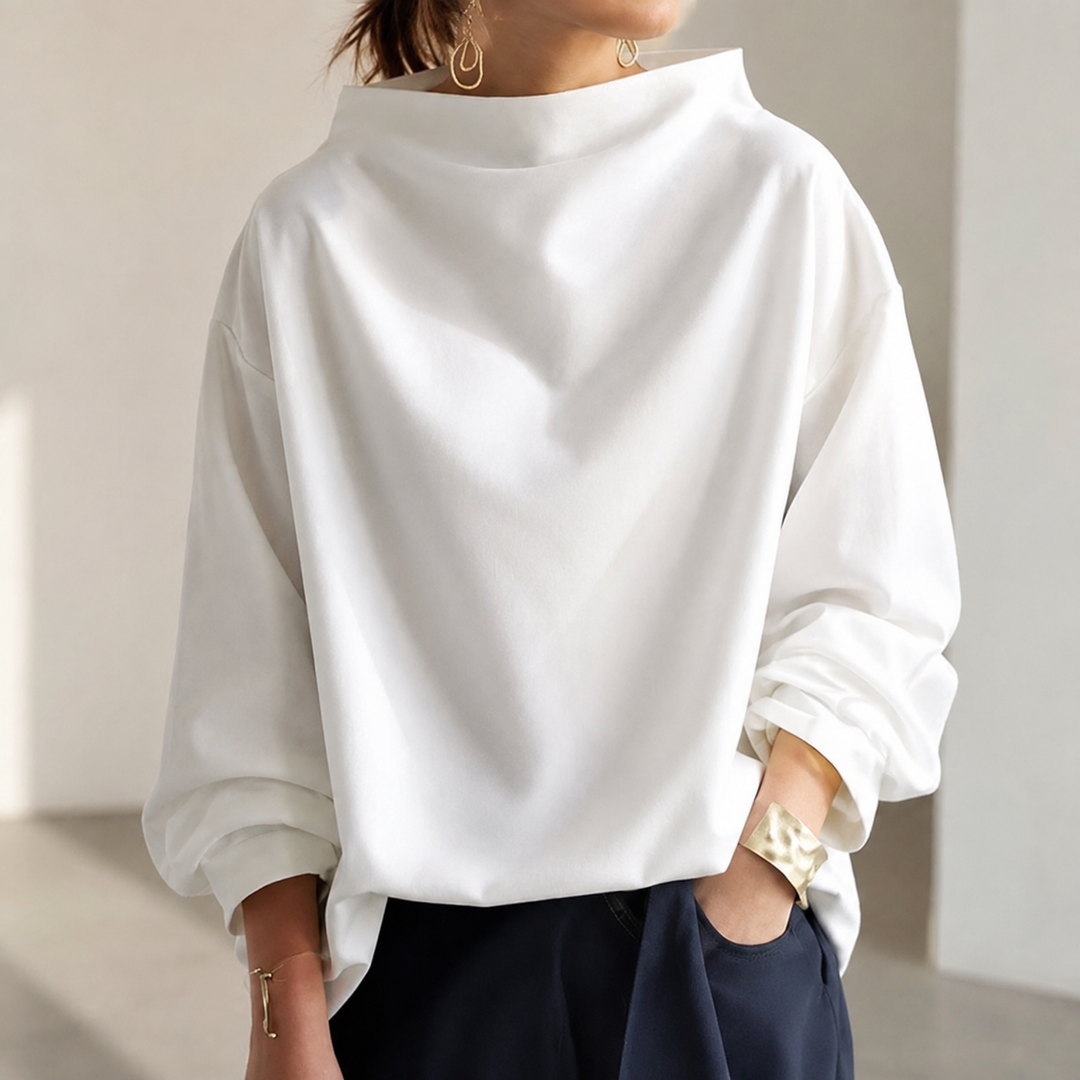 DARLENE | MOCK NECK TOP