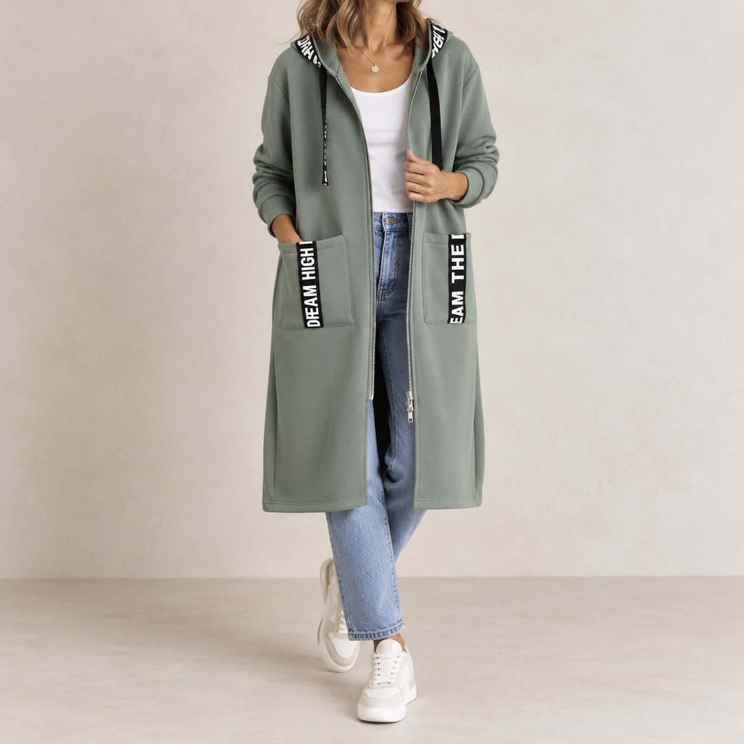 Riley | Oversized Hooded Sweatshirt Dress