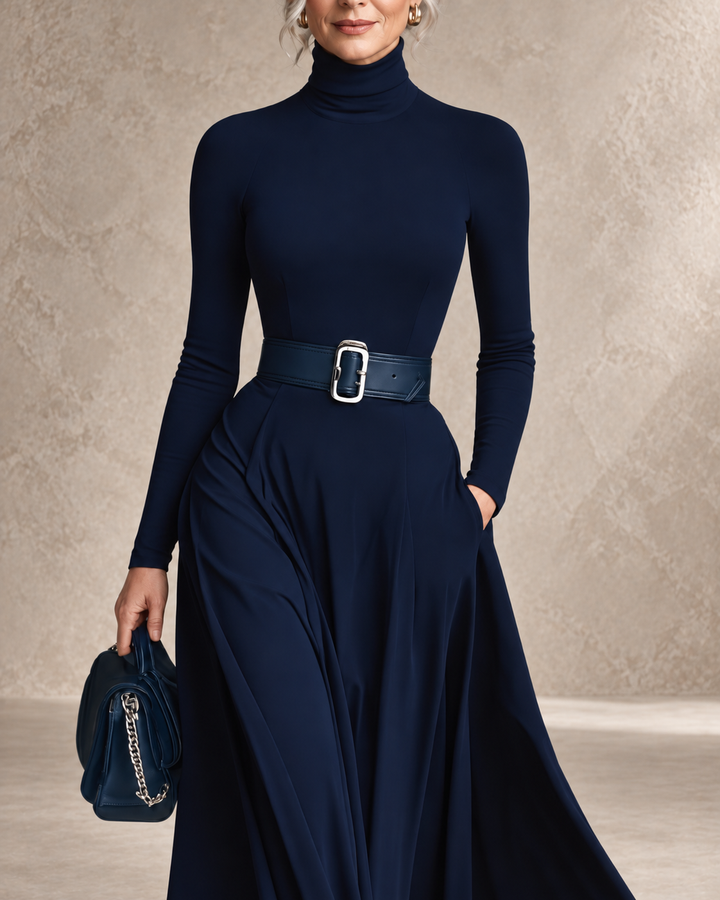 Carly | High-Neck Maxi Dress