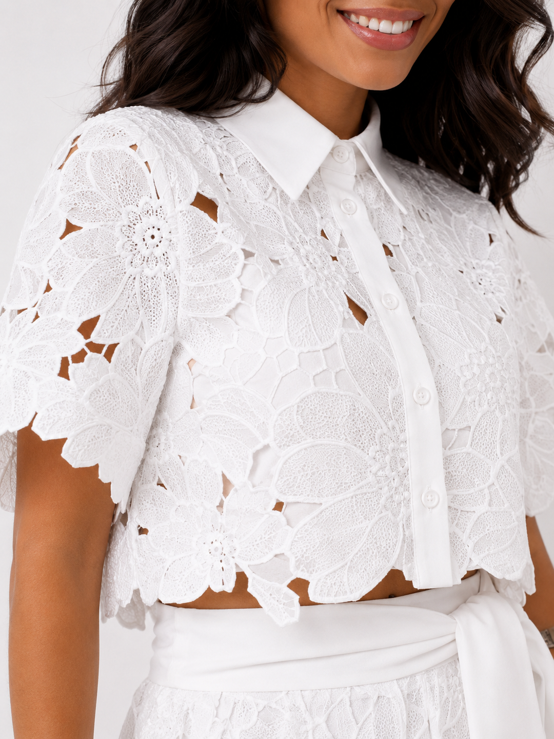 Opal | Floral Lace Two-Piece Set