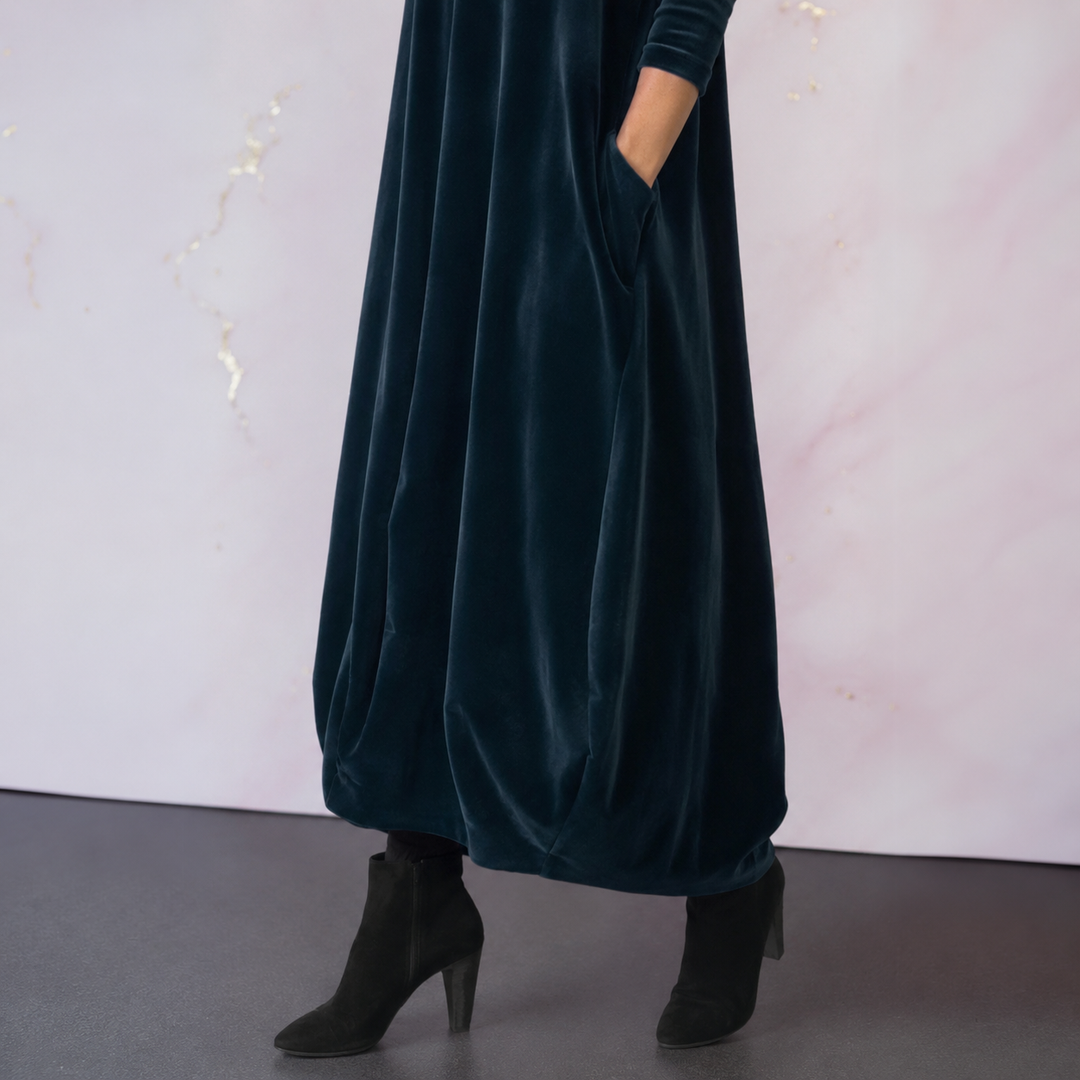 Eilene | Cowl Neck Maxi Dress