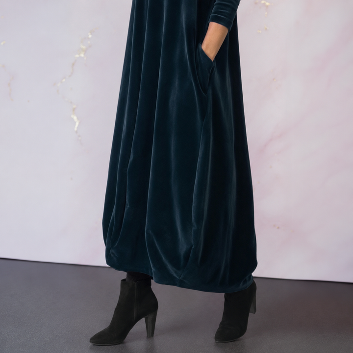 Eilene | Cowl Neck Maxi Dress