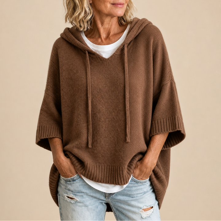 Mary | Elegant Knit Hoodie
