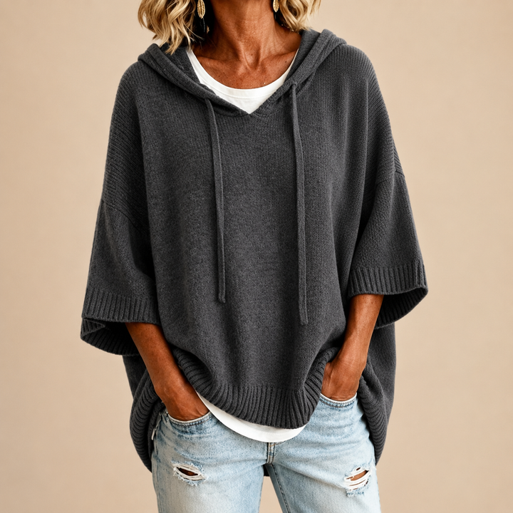Mary | Elegant Knit Hoodie