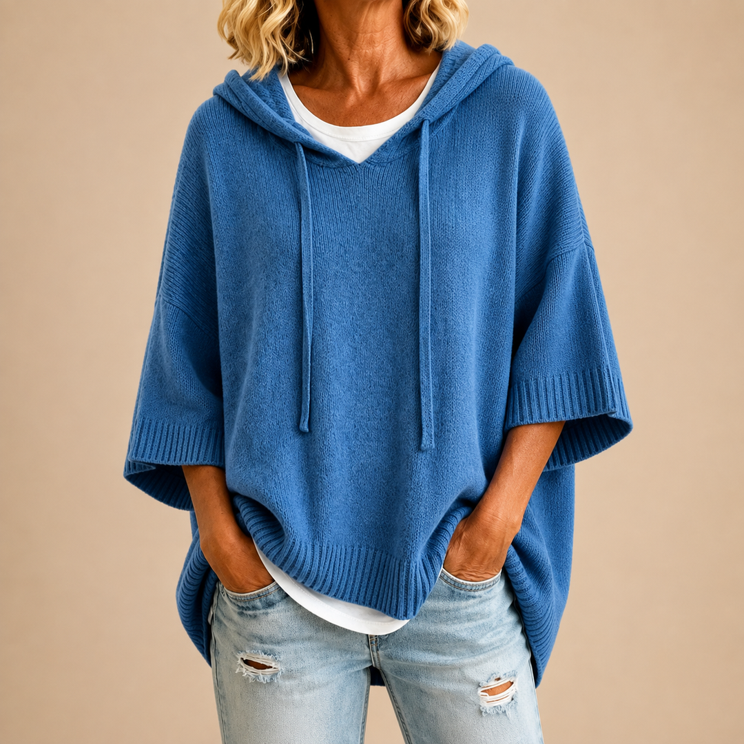 Mary | Elegant Knit Hoodie