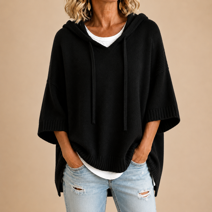 Mary | Elegant Knit Hoodie