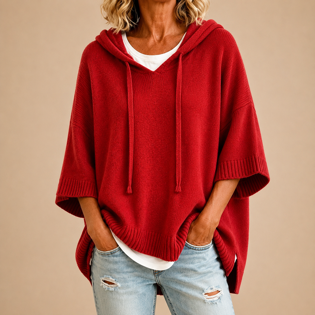 Mary | Elegant Knit Hoodie