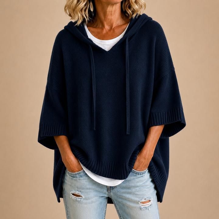 Mary | Elegant Knit Hoodie
