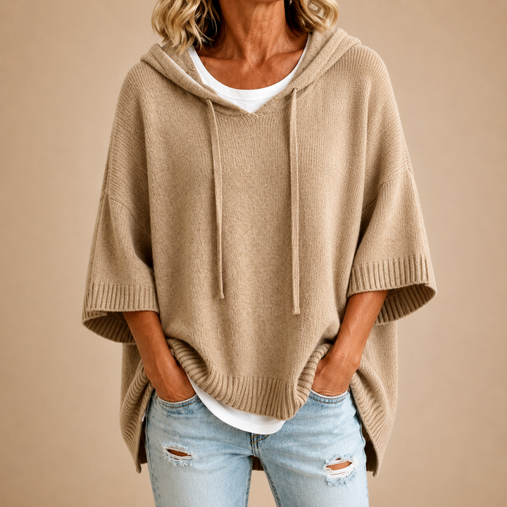 Mary | Elegant Knit Hoodie