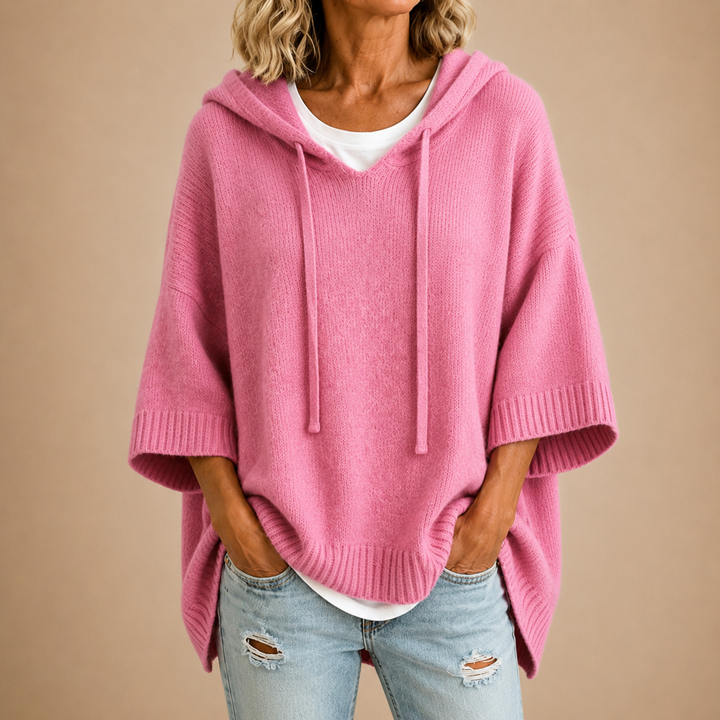 Mary | Elegant Knit Hoodie