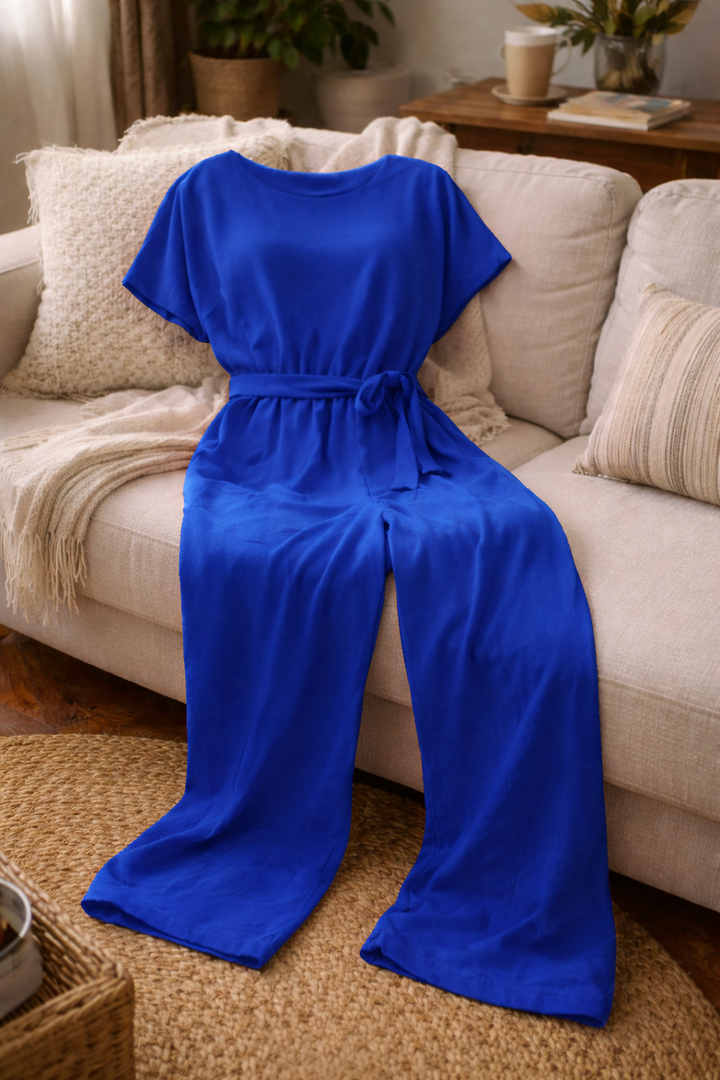Ella | Women Jumpsuit Wide Fit With Belt