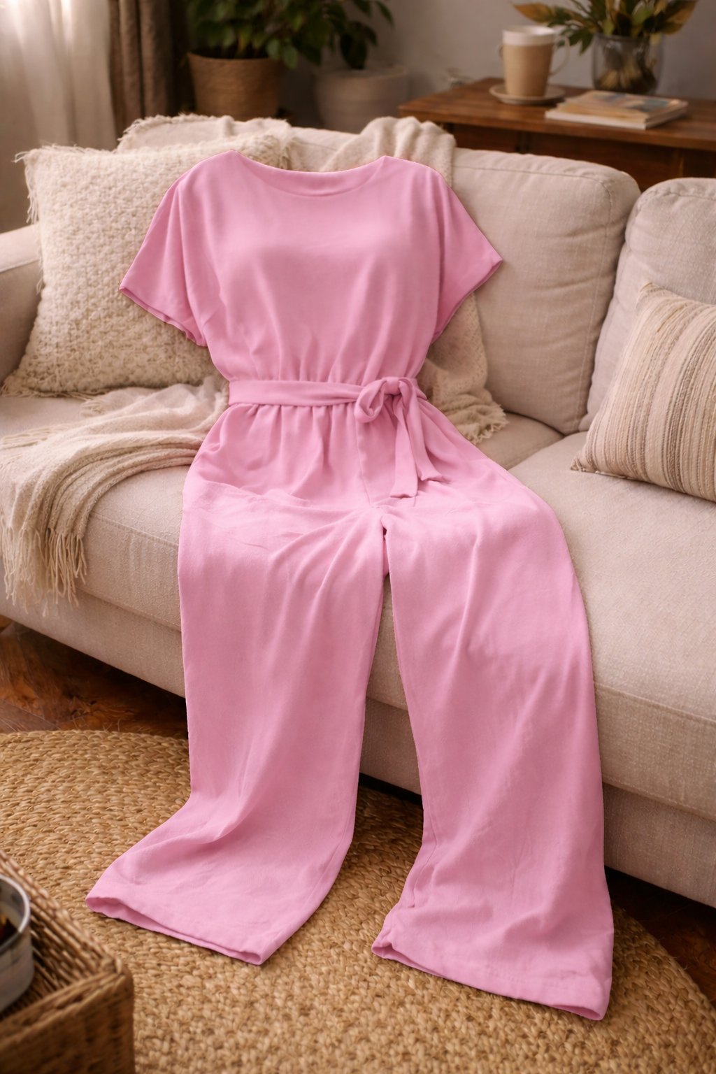 Ella | Women Jumpsuit Wide Fit With Belt