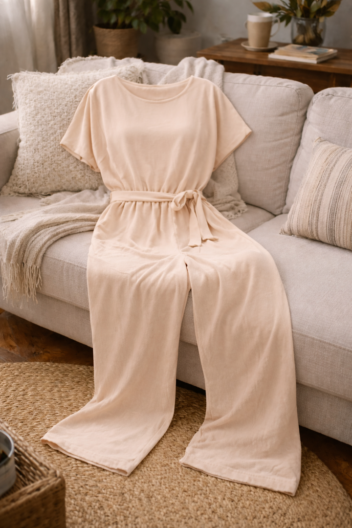 Ella | Women Jumpsuit Wide Fit With Belt