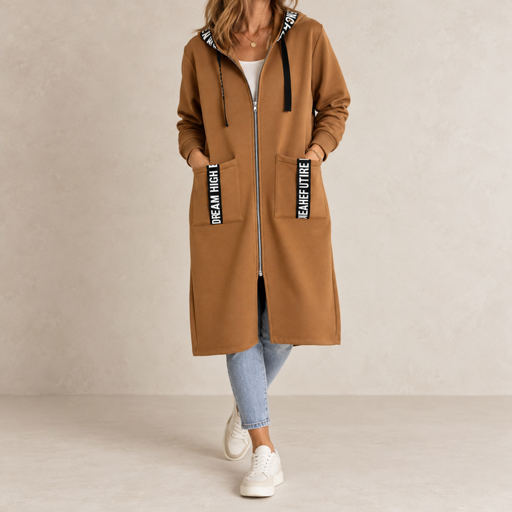 Riley | Oversized Hooded Sweatshirt Dress