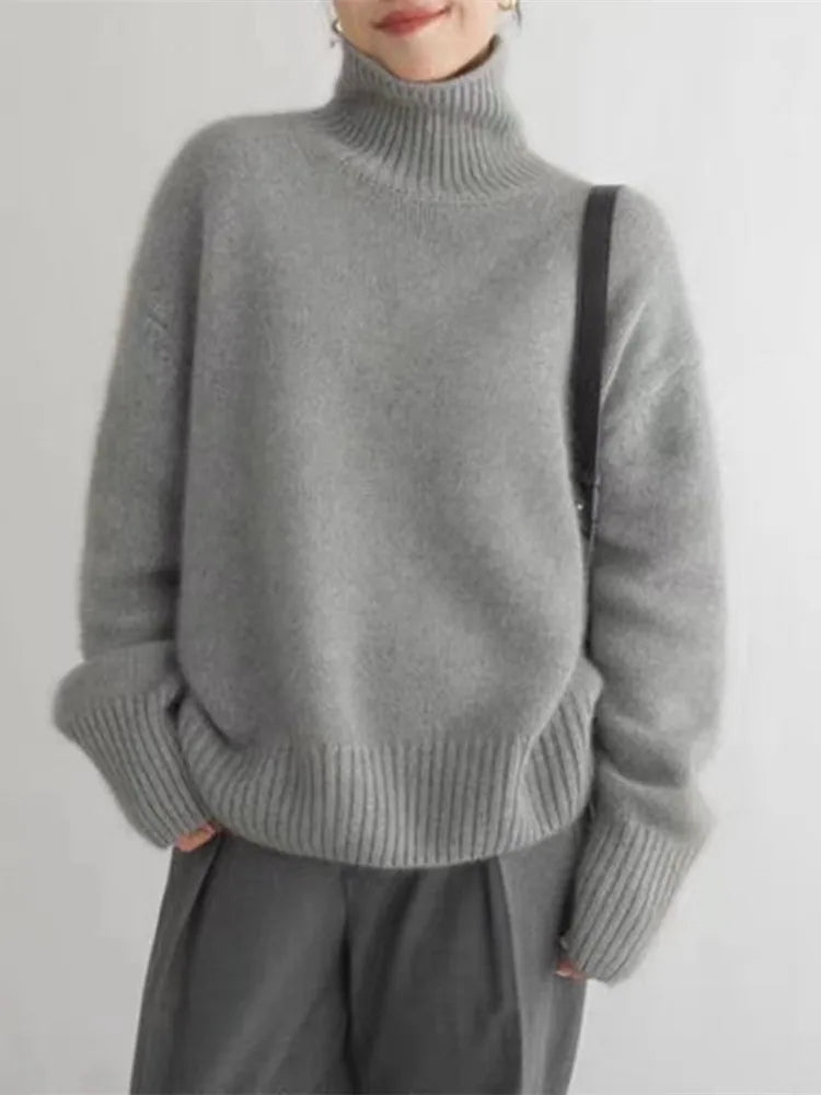 Anna – Turtleneck Sweater Relaxed Fit