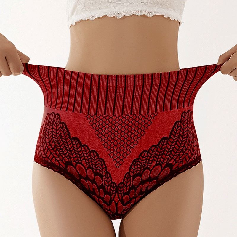 Teresa – High-Waist Shapewear Panty with Floral Lace