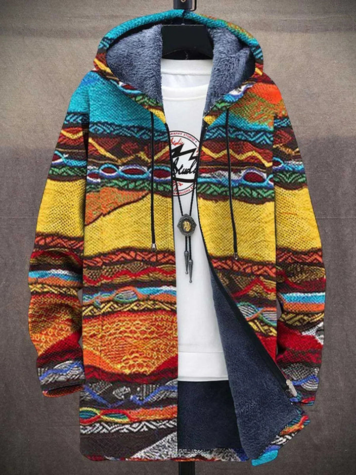 Cynthia | Artistic Hooded Cardigan
