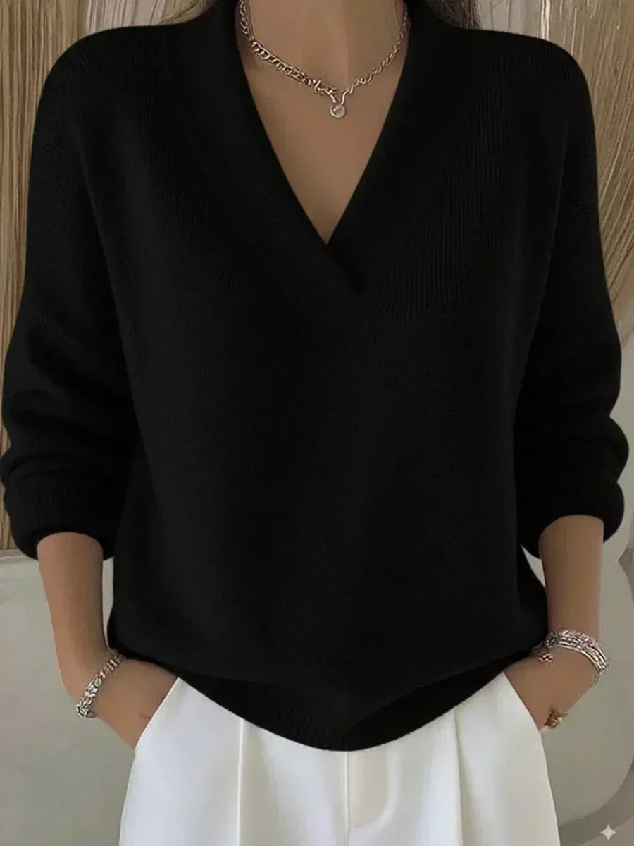 Viola | Soft Sweater with V-Neck