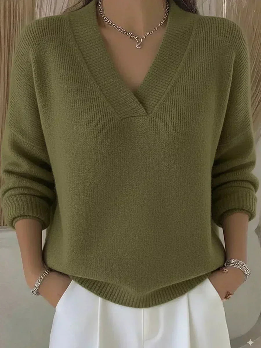 Viola | Soft Sweater with V-Neck