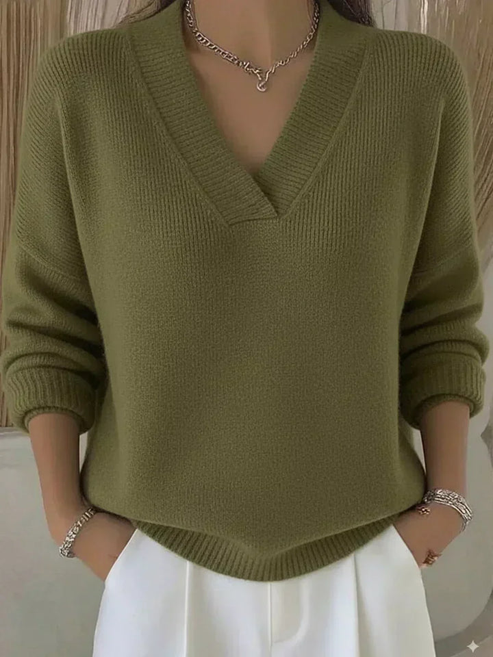 Viola | Soft Sweater with V-Neck